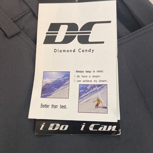 NWT Diamond Candy Size L Gray Ski Pants - Picture 3 of 11